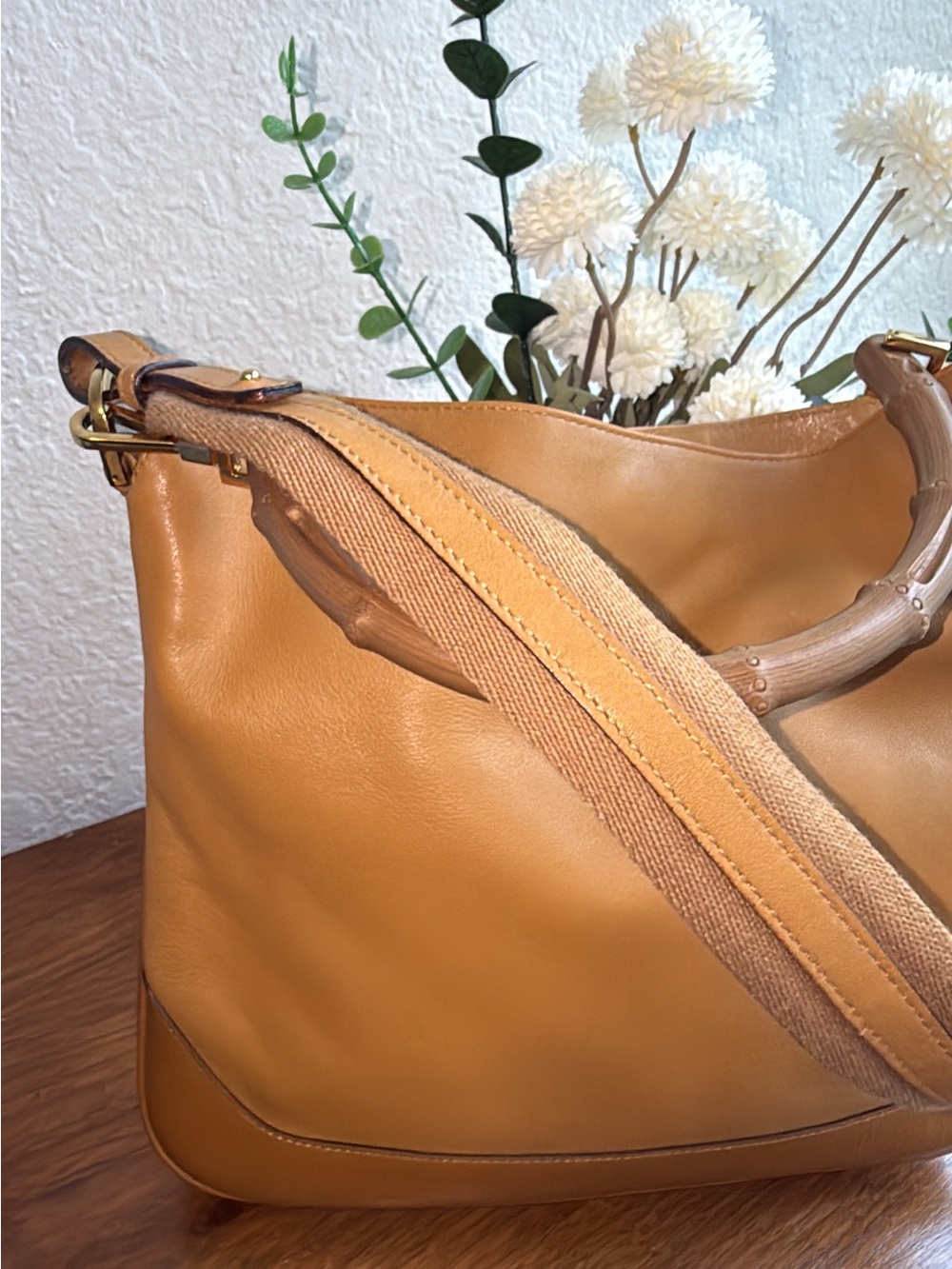 GUCCI calfskin leather shoulder tote bag authenticity included !! - Picture 4 of 15